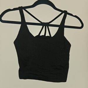 Black Strappy Women's Top